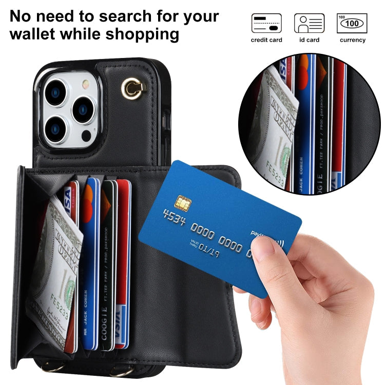 RFID Card Slot Phone Case with Long Lanyard, For iPhone 13 Pro Max, For iPhone 12, For iPhone 12 Pro, For iPhone 12 Pro Max