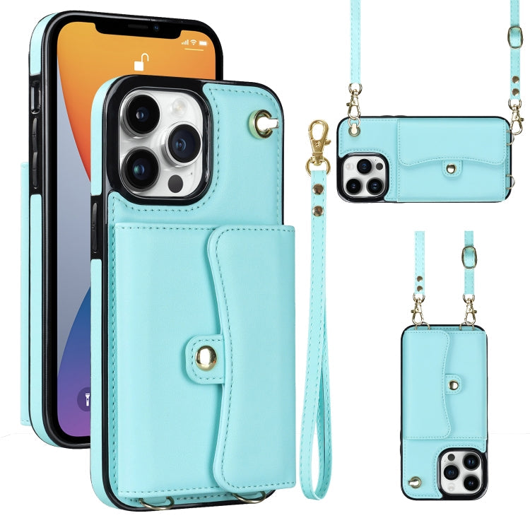 RFID Card Slot Phone Case with Long Lanyard, For iPhone 13 Pro Max, For iPhone 12, For iPhone 12 Pro, For iPhone 12 Pro Max