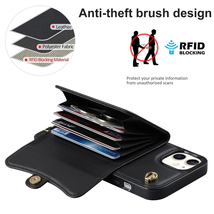 RFID Card Slot Phone Case with Long Lanyard, For iPhone 11, For iPhone 11 Pro, For iPhone 11 Pro Max, For iPhone X / XS
