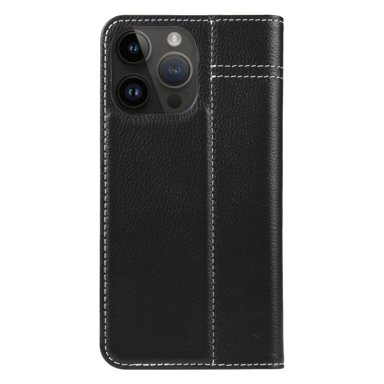 GEBEI Top-grain Horizontal Flip Leather Phone Case, For iPhone 14 Pro Max, For iPhone 14 Pro, For iPhone 14, For iPhone 14 Plus, For iPhone 13 Pro Max, For iPhone 13 Pro