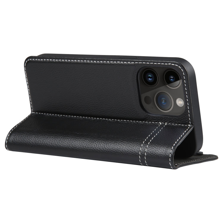 GEBEI Top-grain Horizontal Flip Leather Phone Case, For iPhone 14 Pro Max, For iPhone 14 Pro, For iPhone 14, For iPhone 14 Plus, For iPhone 13 Pro Max, For iPhone 13 Pro