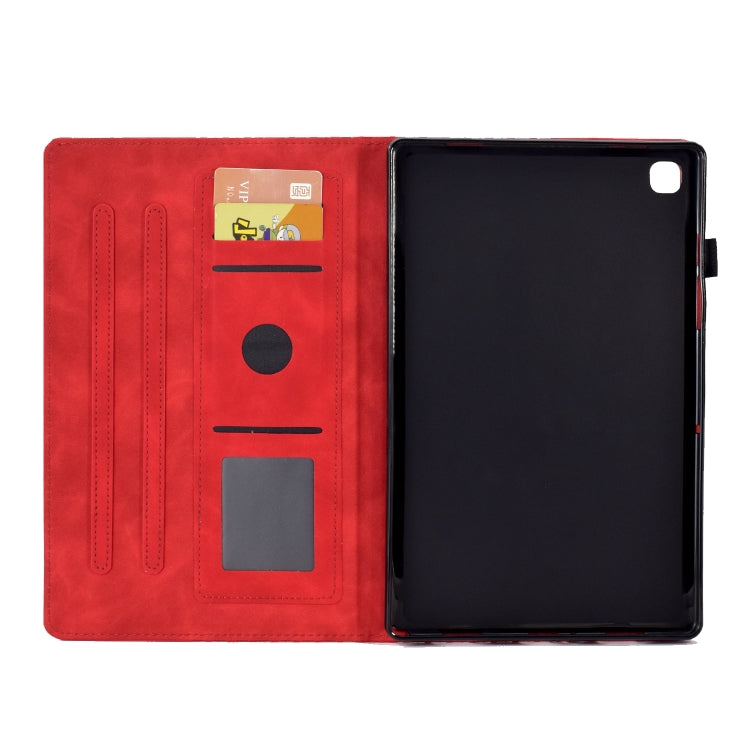 For iPad 10.2 2019 / 2020 / Air 10.5 2019 Rhombus Embossed Leather Smart Tablet Case