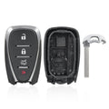 For Chevrolet / Opel 3+1 Button + Horn Button Car Key Case Remote Control Shell, For Chevrolet