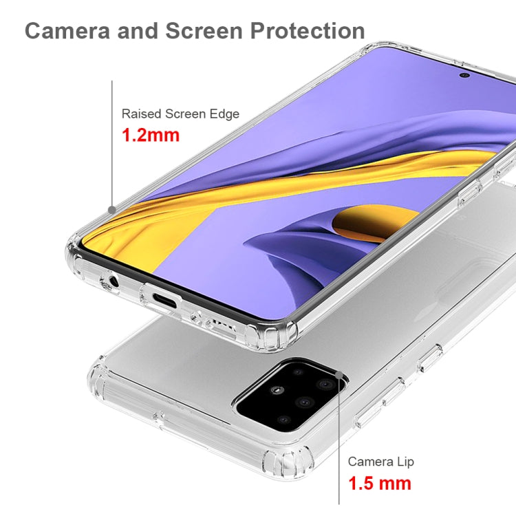 Shockproof Scratchproof TPU + Acrylic Protective Case, For Galaxy A51 5G, For Galaxy A21S, For Galaxy A11 (US Version), For Galaxy A11 (EU Version)