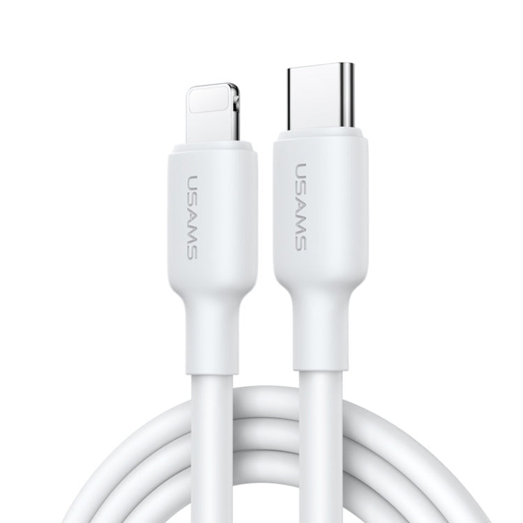 USAMS US-SJ610 U84 PD20W USB-C / Type-C to 8 Pin Charging Data Cable, PD20W 8 Pin 1m