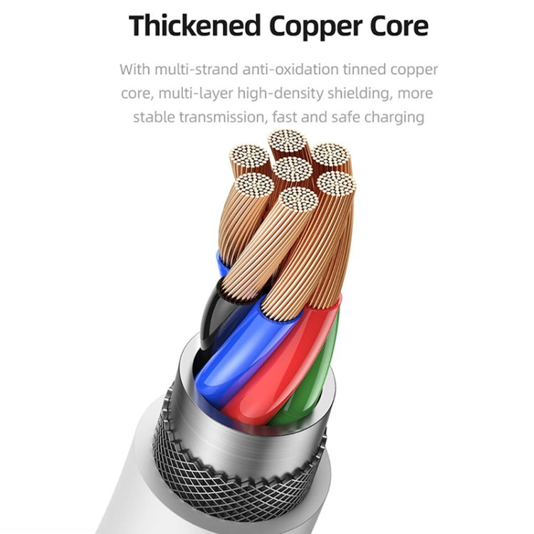 USAMS US-SJ610 U84 PD20W USB-C / Type-C to 8 Pin Charging Data Cable, PD20W 8 Pin 1m
