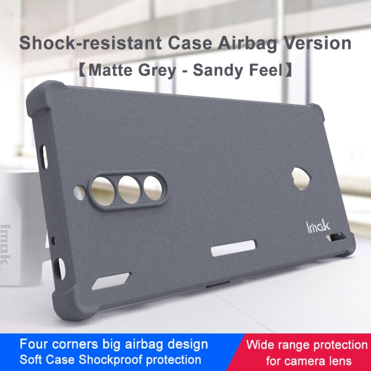 For ZTE nubia Red Magic 8 Pro 5G imak Shockproof Airbag TPU Phone Case(Matte Grey)