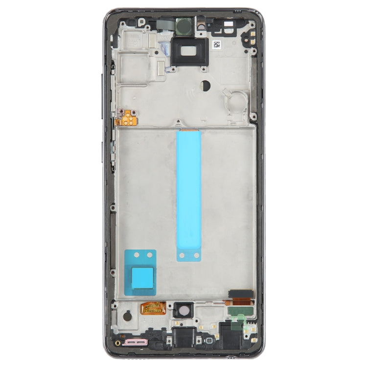 6.33 inch OLED LCD Screen for Samsung Galaxy A52s 5G SM-A528 Digitizer Full Assembly with Frame(Black)