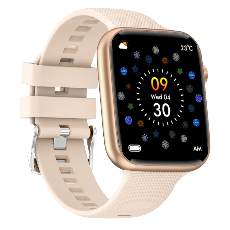 HT15 1.85 inch Silicone Band IP67 Waterproof Smart Watch, Support Bluetooth Calling / Sleep Monitoring(Gold)