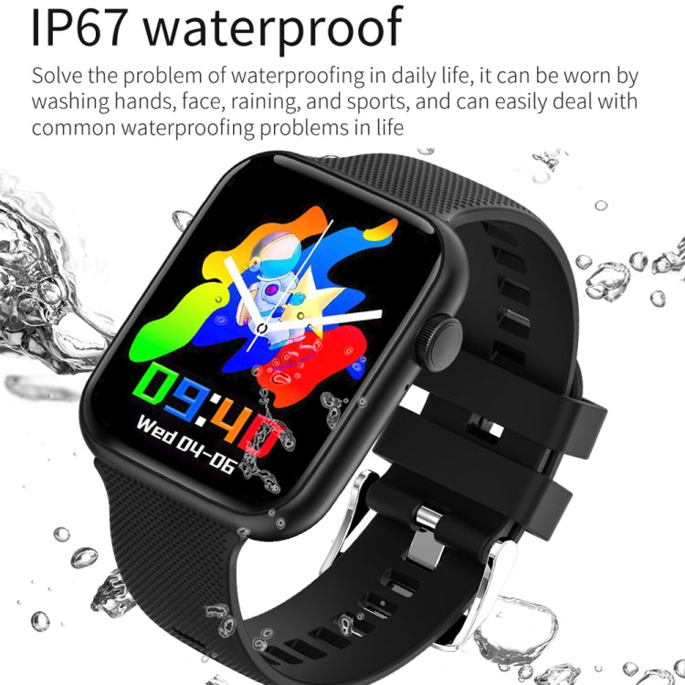 HT15 1.85 inch Silicone Band IP67 Waterproof Smart Watch, Support Bluetooth Calling / Sleep Monitoring(Gold)