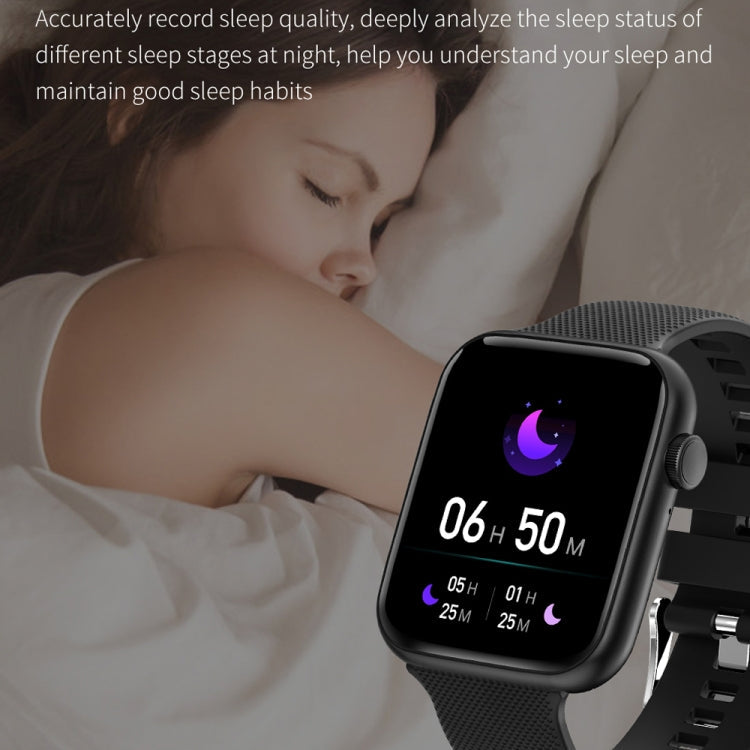 HT15 1.85 inch Silicone Band IP67 Waterproof Smart Watch, Support Bluetooth Calling / Sleep Monitoring(Gold)
