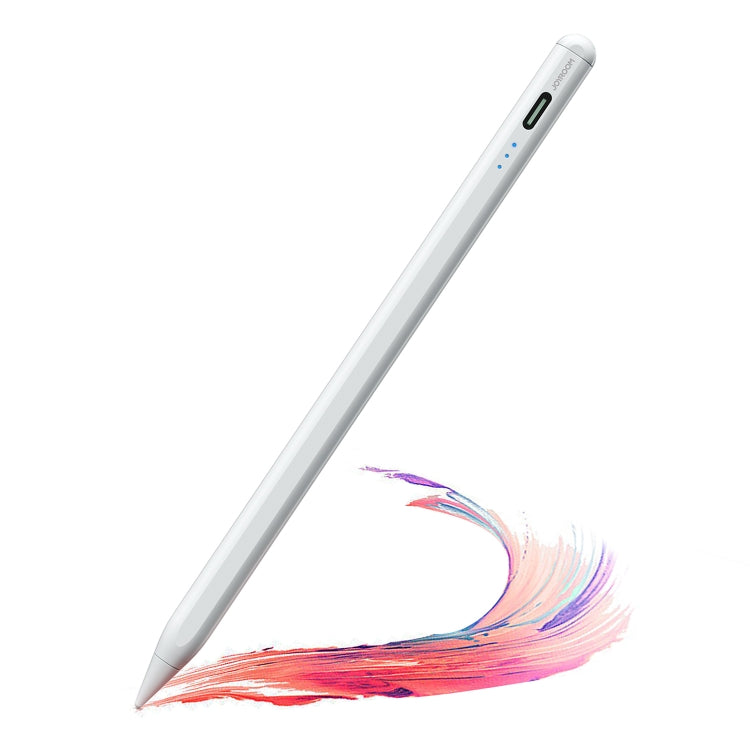JOYROOM JR-X9S Aluminum Alloy Active Stylus Pen with Replacement Tips(White)