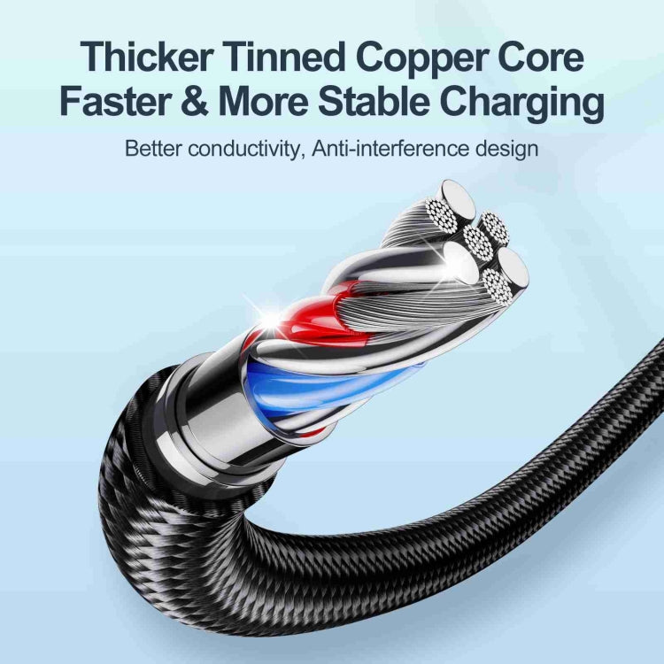 JOYROOM S-UL012A10 Extraordinary Series 2.4A USB-A to 8 Pin Fast Charging Data Cable, Cable Length:2m(White)