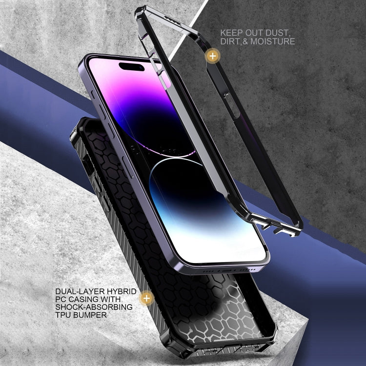 For iPhone 12 Pro Max Armor Series Holder Phone Case(Light Purple)