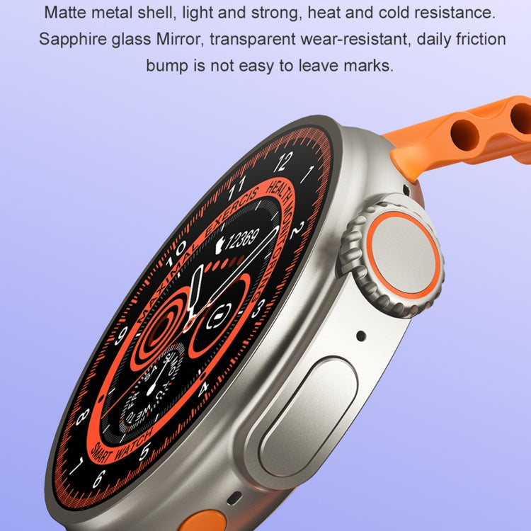 K9 Ultra Pro 1.39 inch Silicone Band IP67 Waterproof Smart Watch Support Bluetooth Call / NFC(Black)