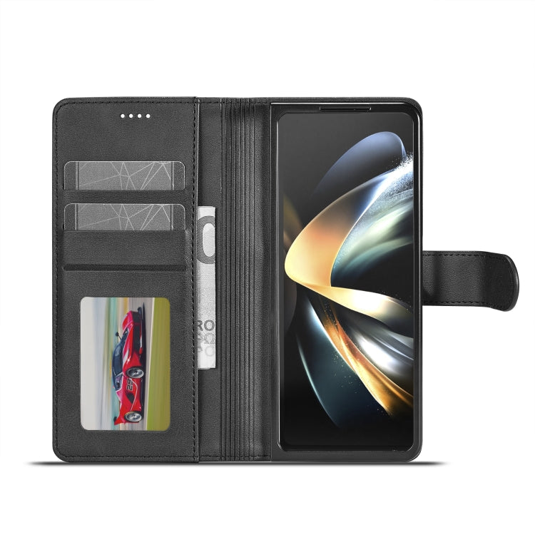 LC.IMEEKE Calf Texture Leather Phone Case, For Samsung Galaxy Z Fold5 5G, For Samsung Galaxy A24 4G / 5G, For Samsung Galaxy Z Flip5 5G