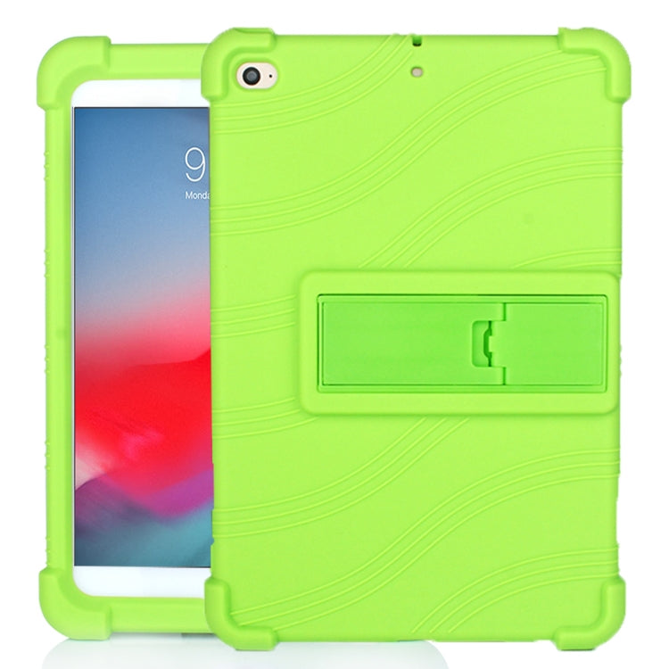 Tablet PC Silicone Protective Case with Invisible Bracket, For Galaxy Tab A 10.1 (2019) T510, For Galaxy Tab S5e T720