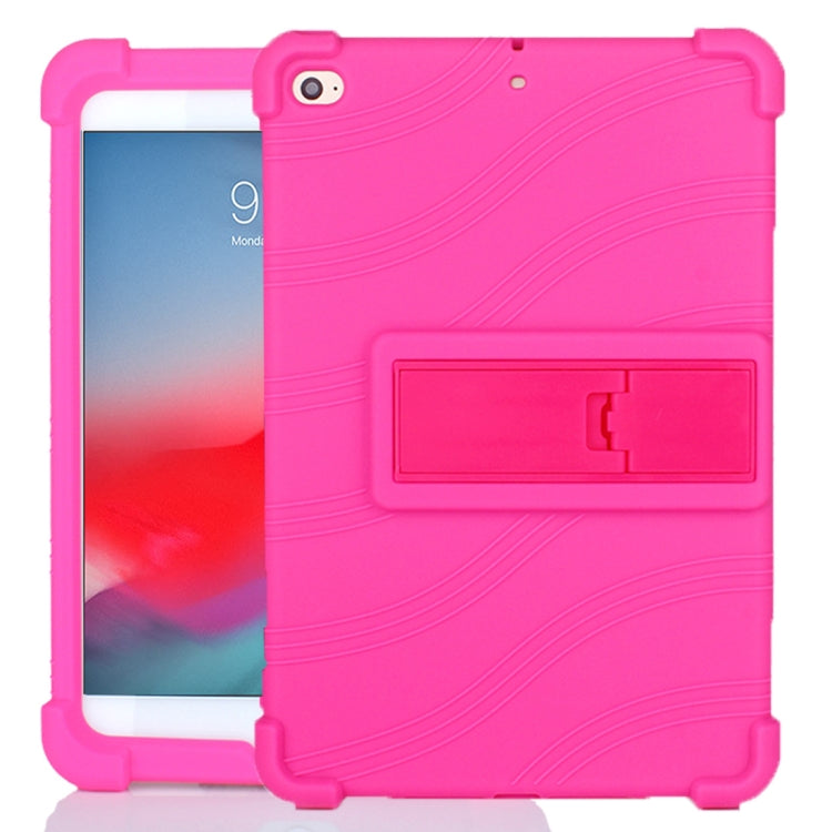 Tablet PC Silicone Protective Case with Invisible Bracket, For Galaxy Tab A 10.1 (2019) T510, For Galaxy Tab S5e T720