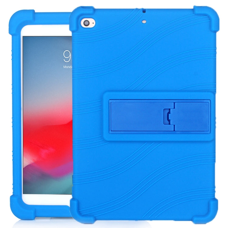 Tablet PC Silicone Protective Case with Invisible Bracket, For Galaxy Tab A 10.1 (2019) T510, For Galaxy Tab S5e T720