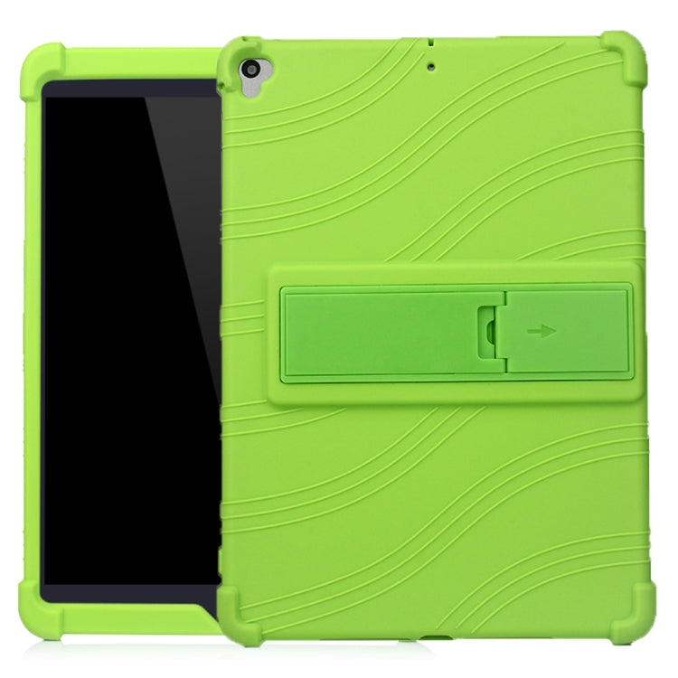 Tablet PC Silicone Protective Case with Invisible Bracket, For Galaxy Tab A 10.1 (2019) T510, For Galaxy Tab S5e T720