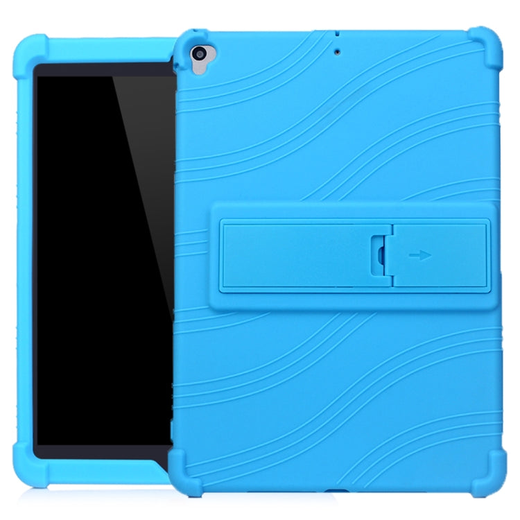Tablet PC Silicone Protective Case with Invisible Bracket, For Galaxy Tab A 10.1 (2019) T510, For Galaxy Tab S5e T720