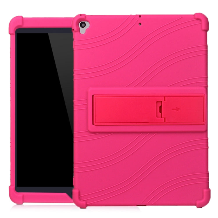 Tablet PC Silicone Protective Case with Invisible Bracket, For Galaxy Tab A 10.1 (2019) T510, For Galaxy Tab S5e T720