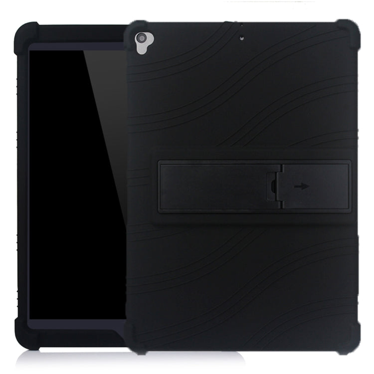 Tablet PC Silicone Protective Case with Invisible Bracket, For Galaxy Tab A 10.1 (2019) T510, For Galaxy Tab S5e T720