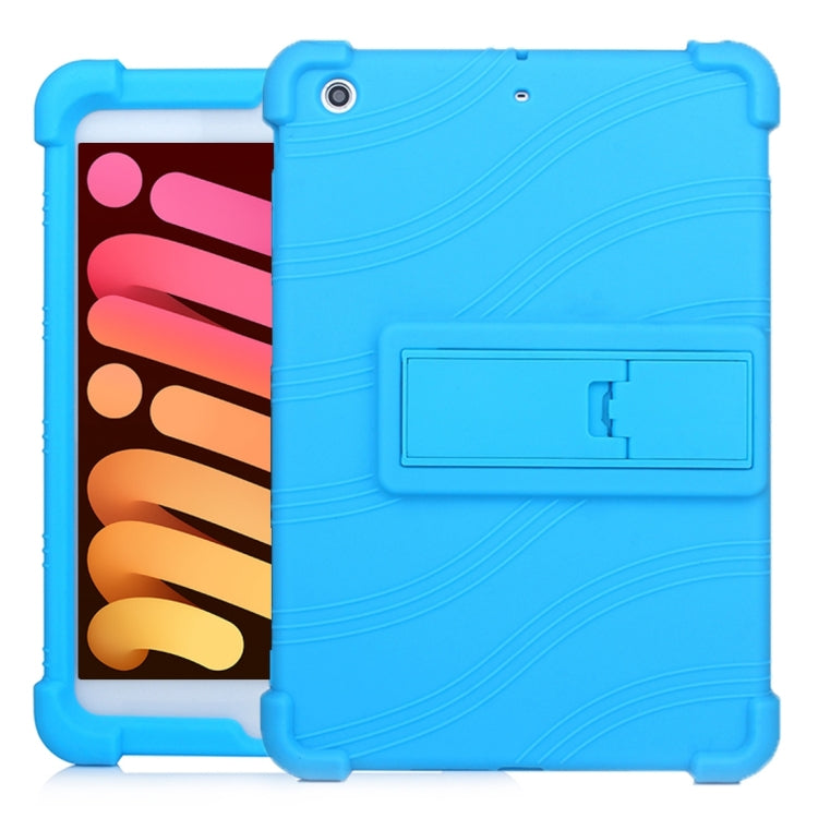 Tablet PC Silicone Protective Case with Invisible Bracket, For Galaxy Tab A 10.1 (2019) T510, For Galaxy Tab S5e T720