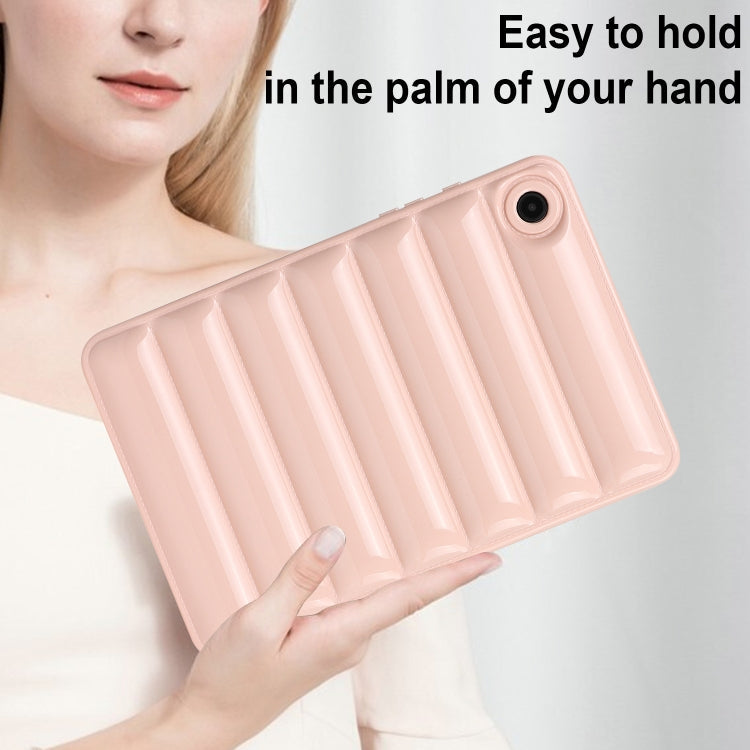 For Samsung Galaxy Tab S6 Lite P610 / P615 Eiderdown Cushion Shockproof Tablet Case(Pink)