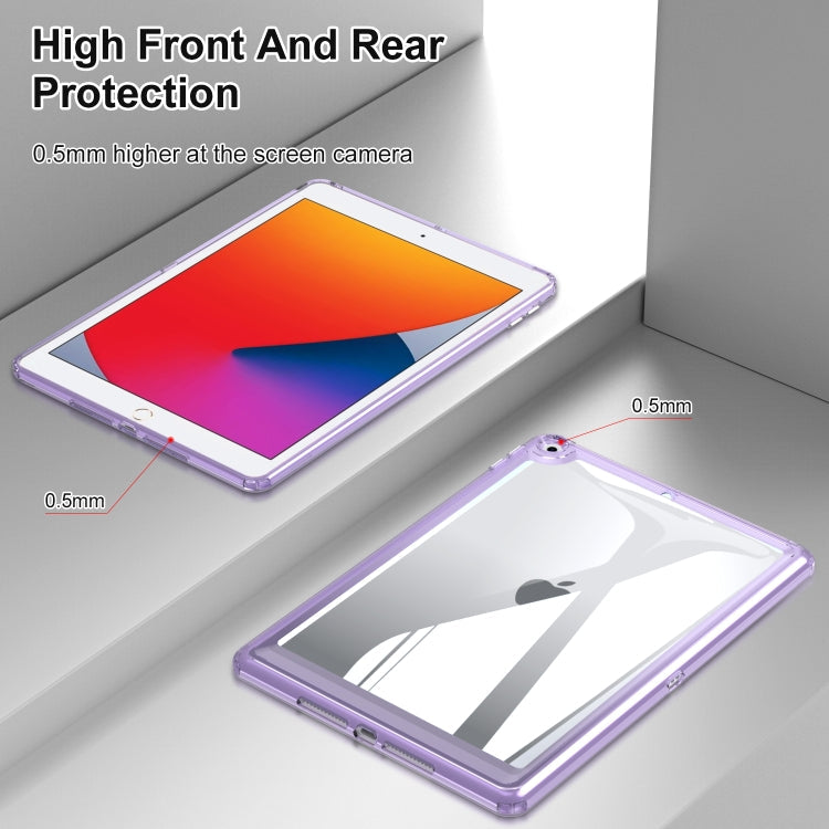 For iPad 10.2 2021 / 2020 / 2019 Transparent Acrylic Tablet Case(Transparent)