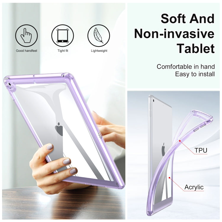 For iPad 10.2 2021 / 2020 / 2019 Transparent Acrylic Tablet Case(Transparent)