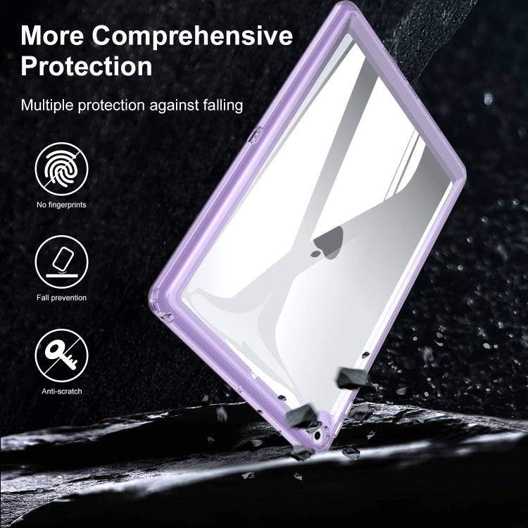 For iPad 10.2 2021 / 2020 / 2019 Transparent Acrylic Tablet Case(Transparent)