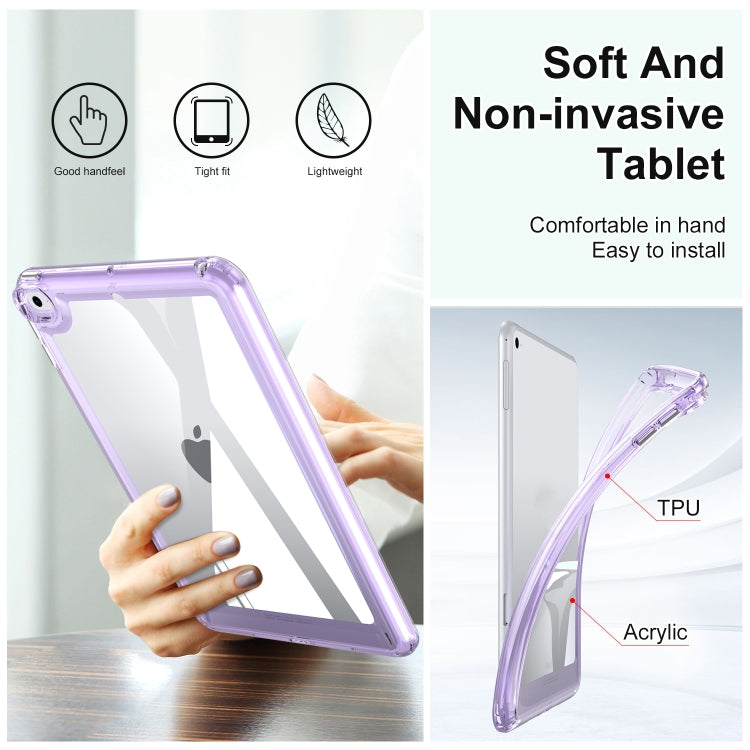 For iPad mini 5 / 4 Transparent Acrylic Tablet Case(Transparent)