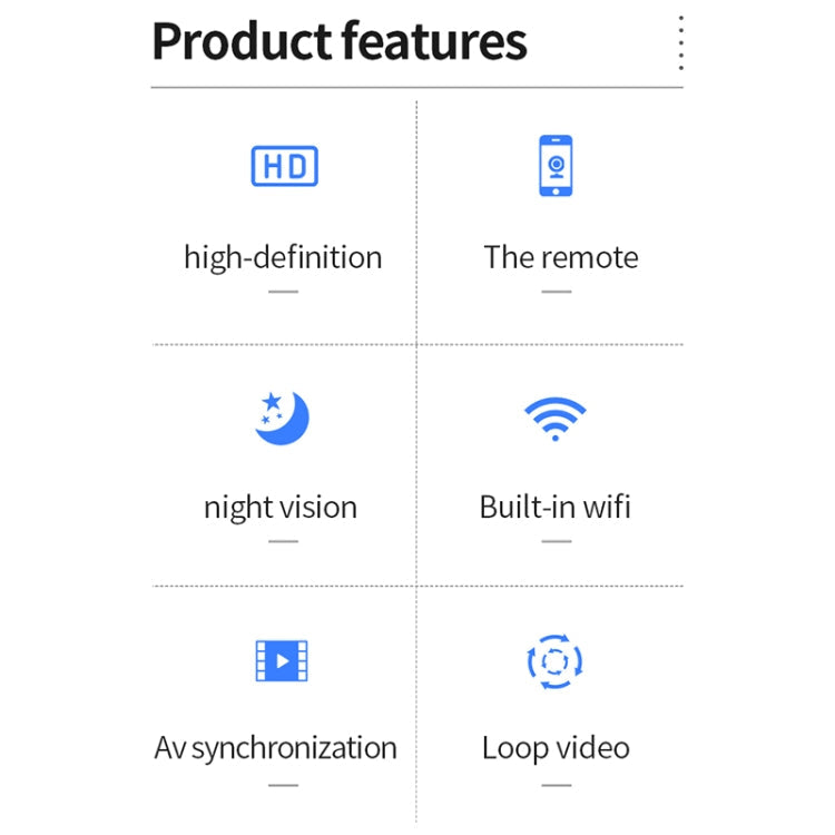 X2 Smart HD Mini WiFi Camera Support  & Motion Detection & TF Card
