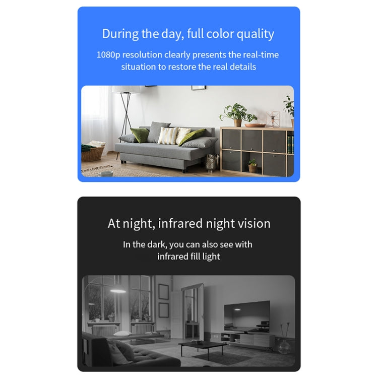 X2 Smart HD Mini WiFi Camera Support  & Motion Detection & TF Card