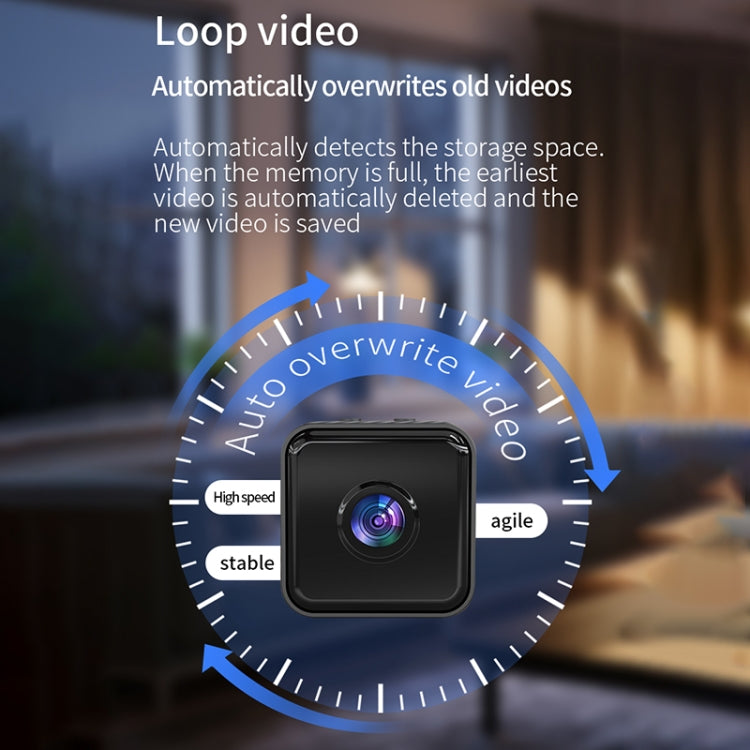 X2 Smart HD Mini WiFi Camera Support  & Motion Detection & TF Card