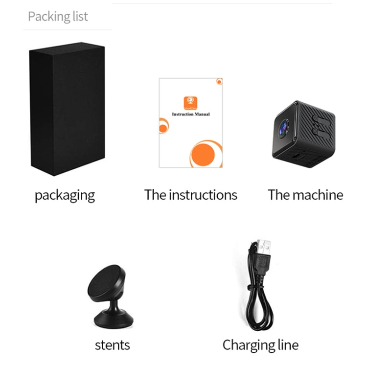 X2 Smart HD Mini WiFi Camera Support  & Motion Detection & TF Card