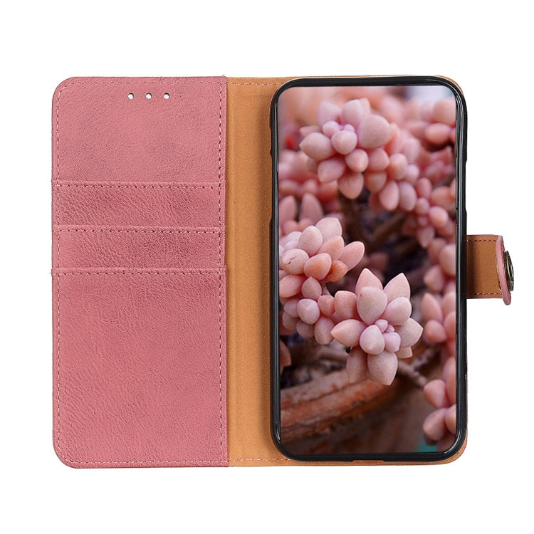 KHAZNEH Cowhide Texture Horizontal Flip Leather Case with Holder & Card Slots & Wallet, For Samsung Galaxy A21s