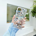 For Samsung Galaxy A14 5G High Translucent Electroplating Flower Pattern TPU + PC Phone Case(Ewha)
