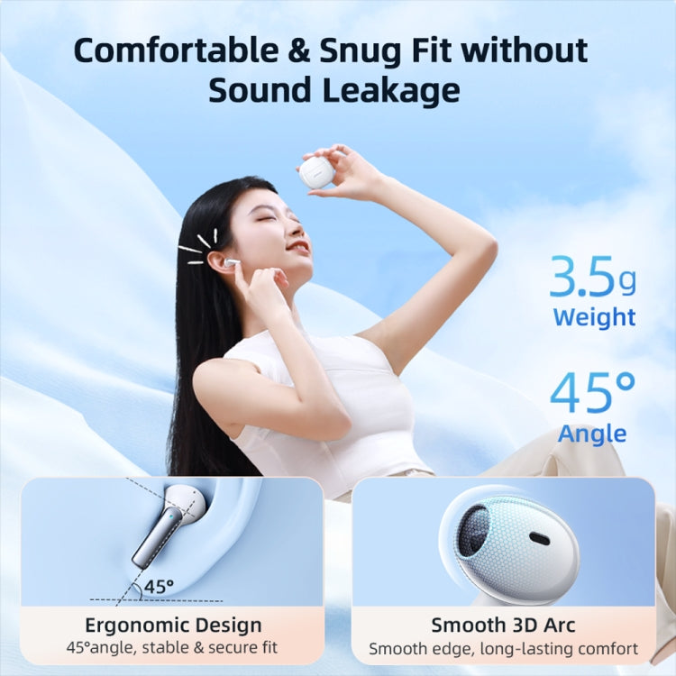JOYROOM JR-PB1 Jpods Dual Mic ENC Call Noise Reduction Bluetooth Earphones(Black)