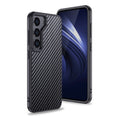 For Samsung Galaxy S23 5G wlons Magsafe Carbon Fiber Kevlar TPU Phone Case(Black)