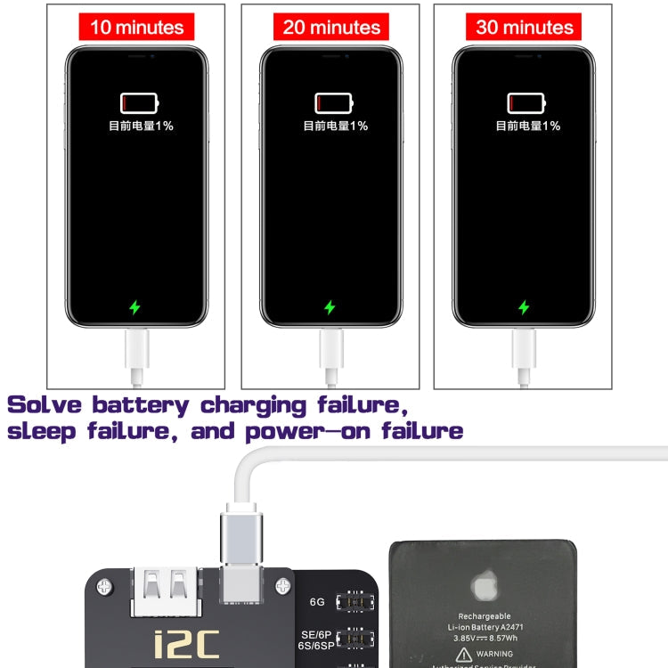i2C KC01 Multi-function Comprehensive Battery Repair Instrument for iPhone 6-14 Pro Max, Version:High Configuration Version