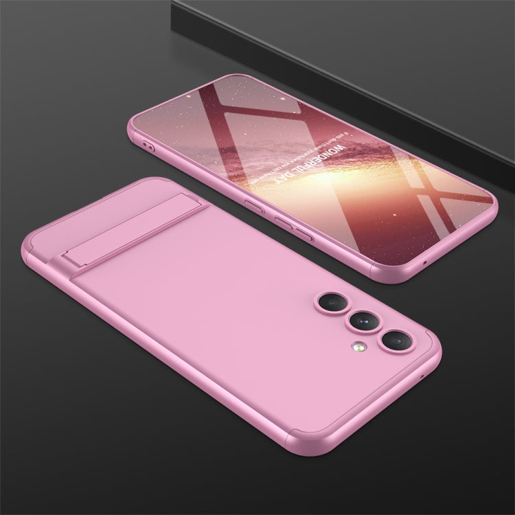 For Samsung Galaxy A54 5G GKK Three Stage Splicing Full Coverage PC Phone Case(Rose Gold)