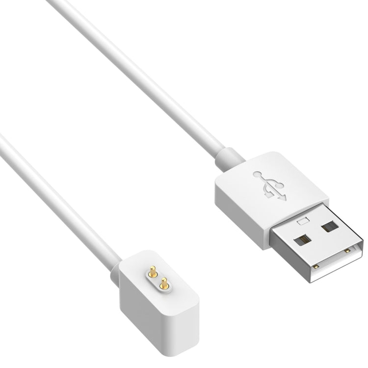 For Xiaomi Mi Band 8 Watch Magnetic Suction Charger USB Charging Cable, Length:60cm(White)