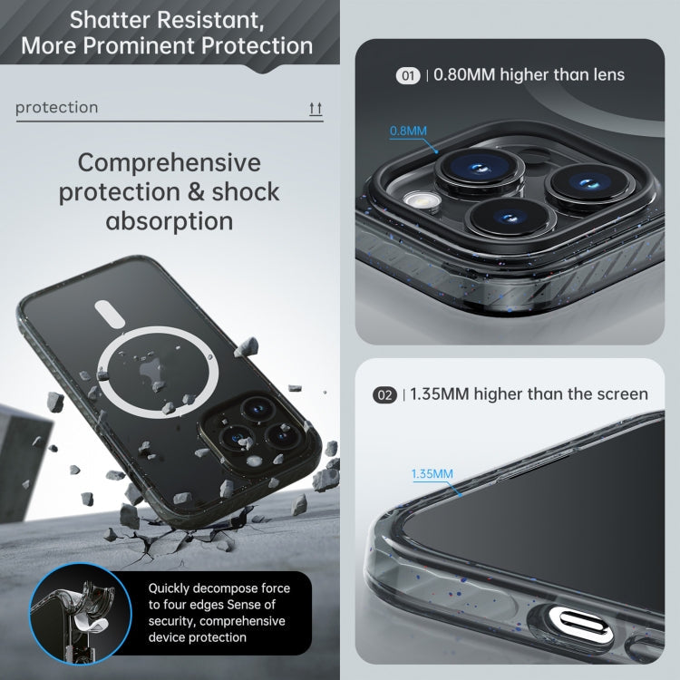 Rock Crystal Armor Shockproof Magsafe Phone Case, For iPhone 14 Pro Max