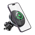 Yesido C190 15W Magsafe Magnetic Car Air Vent Wireless Charger(Black)