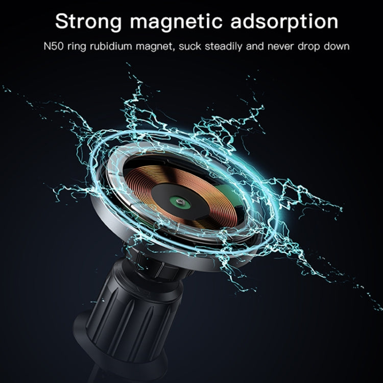 Yesido C190 15W Magsafe Magnetic Car Air Vent Wireless Charger(Black)
