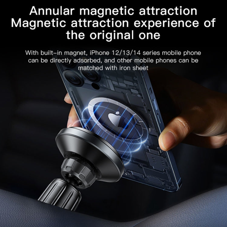 Yesido C190 15W Magsafe Magnetic Car Air Vent Wireless Charger(Black)