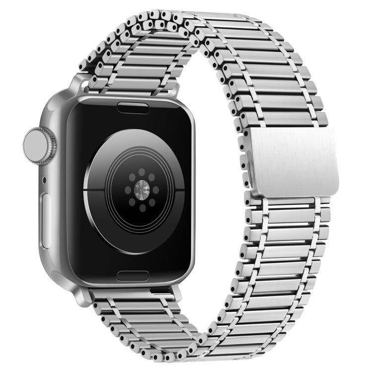 Chain Magnetic Stainless Steel Watch Band, For Apple Watch Series 8&7 41mm / SE 2&6&SE&5&4 40mm / 3&2&1 38mm, For Apple Watch Ultra 49mm / Series 8&7 45mm / SE 2&6&SE&5&4 44mm / 3&2&1 42mm