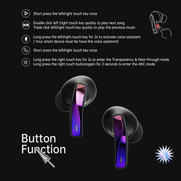 Fingertime T17 Portable Mini In-Ear Wireless Bluetooth Noise Reduction Earphone(Black)